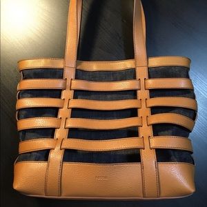 Fossil Felicity tote, denim